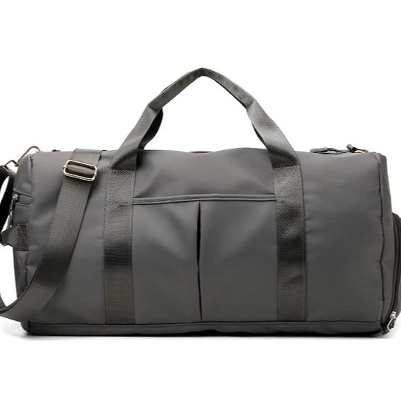 Large Capacity Duffle Bag Travel Sports Fitness Gym Yoga Tote & Weekender Overnight Bag with Luggage Suitcase Organizer