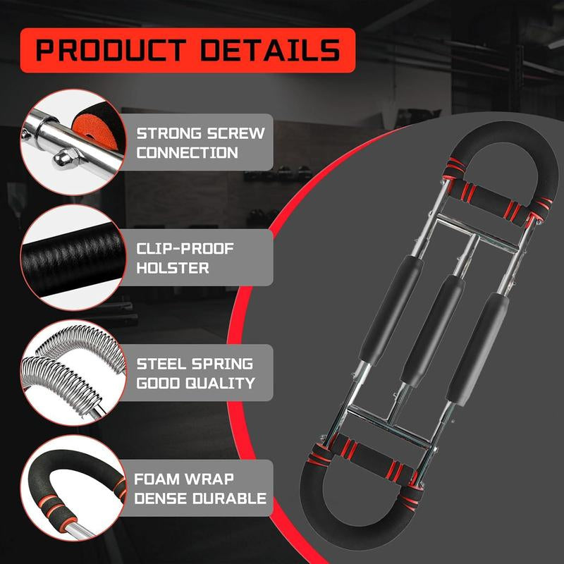 Maximize Your Workout with the Adjustable Twister Arm Trainer – Portable Chest and Shoulder Equipment for All Fitness Levels!
