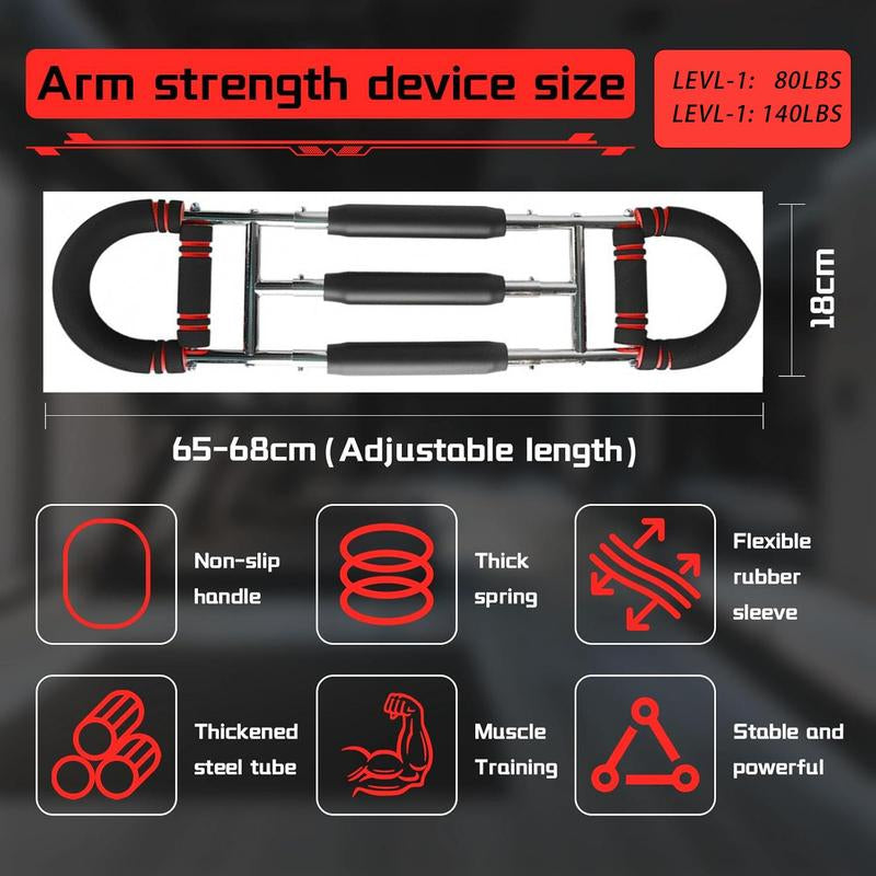 Maximize Your Workout with the Adjustable Twister Arm Trainer – Portable Chest and Shoulder Equipment for All Fitness Levels!