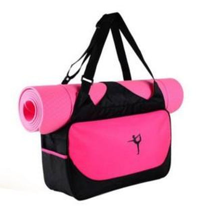 Fitness Yoga Backpack Pillow Bag - Waterproof Oxford Cloth Material - 56-75L Capacity