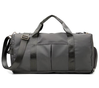 Large Capacity Duffle Bag Travel Sports Fitness Gym Yoga Tote & Weekender Overnight Bag with Luggage Suitcase Organizer