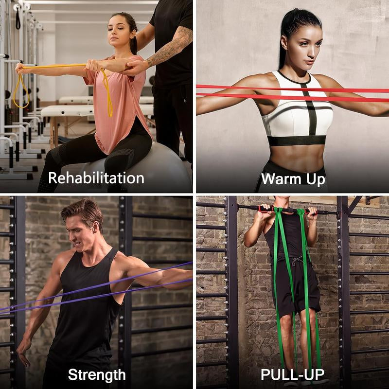 Resistance Bands Pull up Assistance Multi Level Exercise Workout Bands for Men Women Full Body Training Durable Elastic Material
