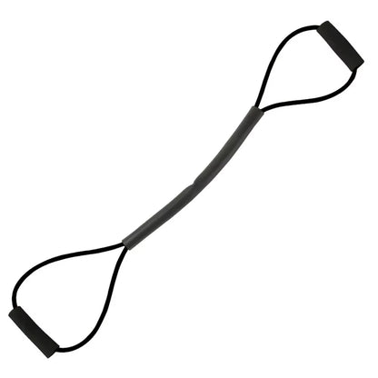 8 Shaped Boxing Resistance Band Non Slip Handle Chest Expander Belt Multifunction Elastic Tension Rope for Home Office Exercise