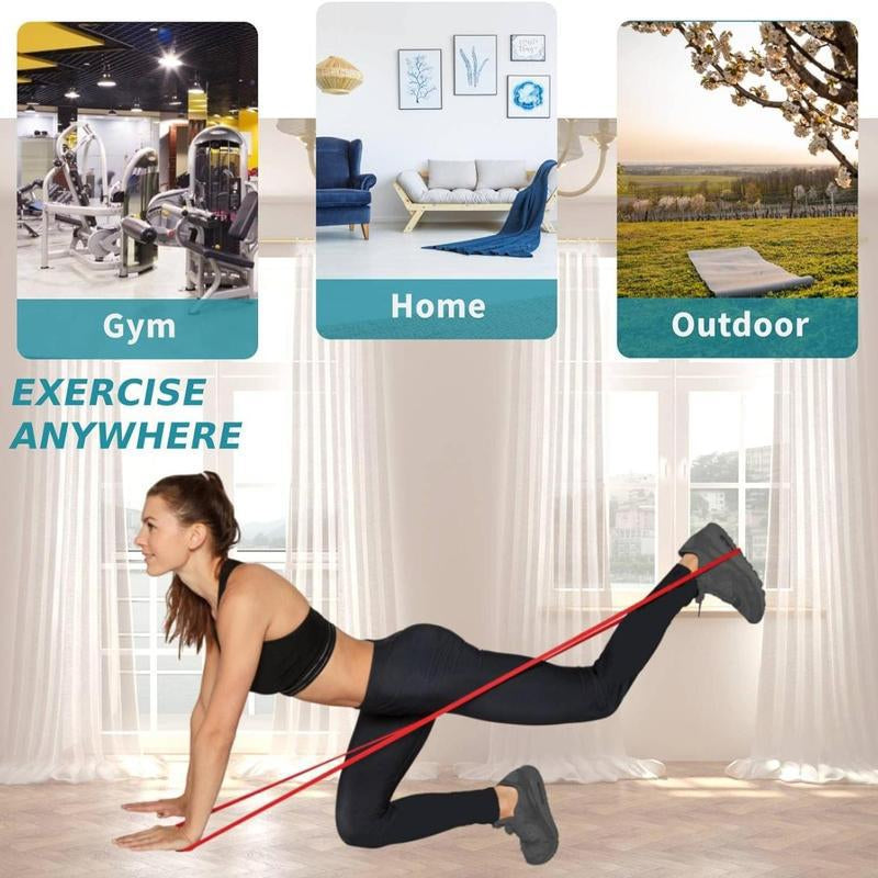 Resistance Bands Pull up Assistance Multi Level Exercise Workout Bands for Men Women Full Body Training Durable Elastic Material