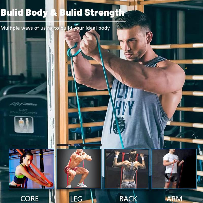 Resistance Bands Pull up Assistance Multi Level Exercise Workout Bands for Men Women Full Body Training Durable Elastic Material